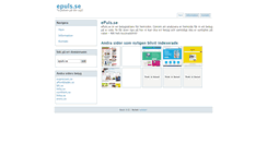 Desktop Screenshot of epuls.se